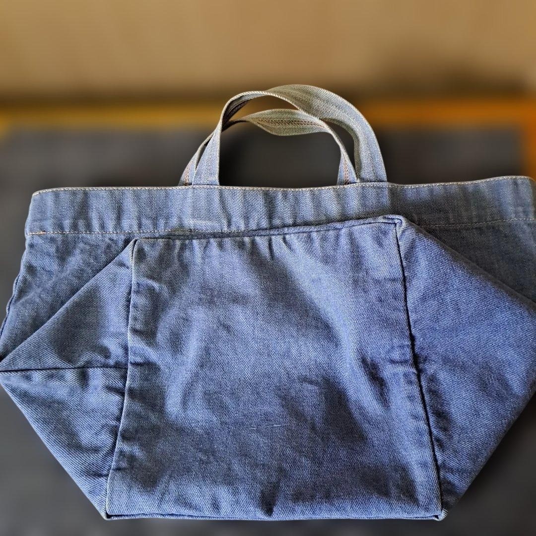 KAPITAL　　レア！　デニムトートバッグ KAPITAL denim tote bag vintage japan indigo canvas large gusseted