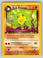 Dark Primeape 43/82 NM/M Team Rocket UC Pokemon 1st Edition T01914