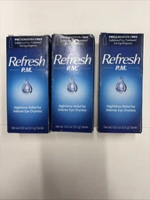 Refresh P.M. Nighttime Relief for Intense Eye Dryness 3PK 3.5g each Exp.3.28+