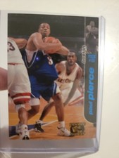 PAUL PIERCE PRESS PASS DOUBLE THREAT SILVER ROOKIE RC SP BOSTON CELTICS Kansas