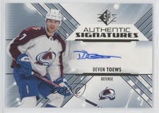 2023-24 SP Retail Authentic Signatures SP Devon Toews #AS-DT Auto 0rl9