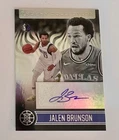 Jalen Brunson Autograph 2020-21 Panini Illusions Trophy Collection Jalen Brunson