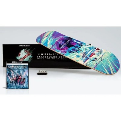Sony Ghostbusters: Frozen Empire w/Limited Wall Art Skateboard (4K Ultra HD +