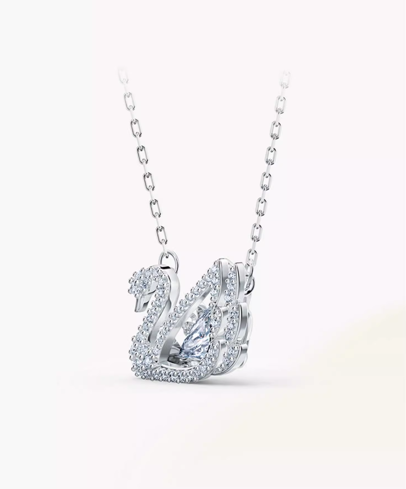 New Swarovski Dynamic White Swan Necklace Pendant Accessory 5514421