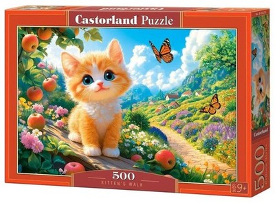 NEW CASTORLAND Jigsaw Puzzle 500 Pieces 9+ Ages Kitten's Walk