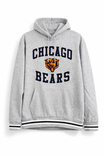 Ultra Game NFL Chicago Bears Big Logo Super Soft Hoodie Sweatshirt