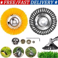 Grass Trimmer Weed Brush Cutter Head Steel/Nylon Garden Strimmer Lawn Mower