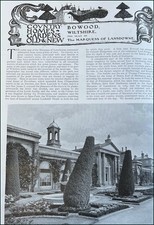 BOWOOD, WILTSHIRE, 1905. THE SEAT OF THE MARQUESS OF LANSDOWNE. SEVERAL PICTURES