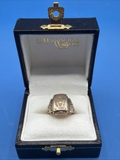 Brattleboro Vermont HS Class Ring 10k Gold 19...