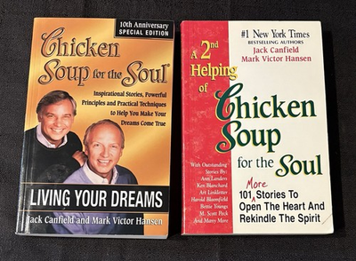 #ad Chicken Soup for the Soul Living Your Dreams 10th Anniversary SIGNED by Authors $26.00