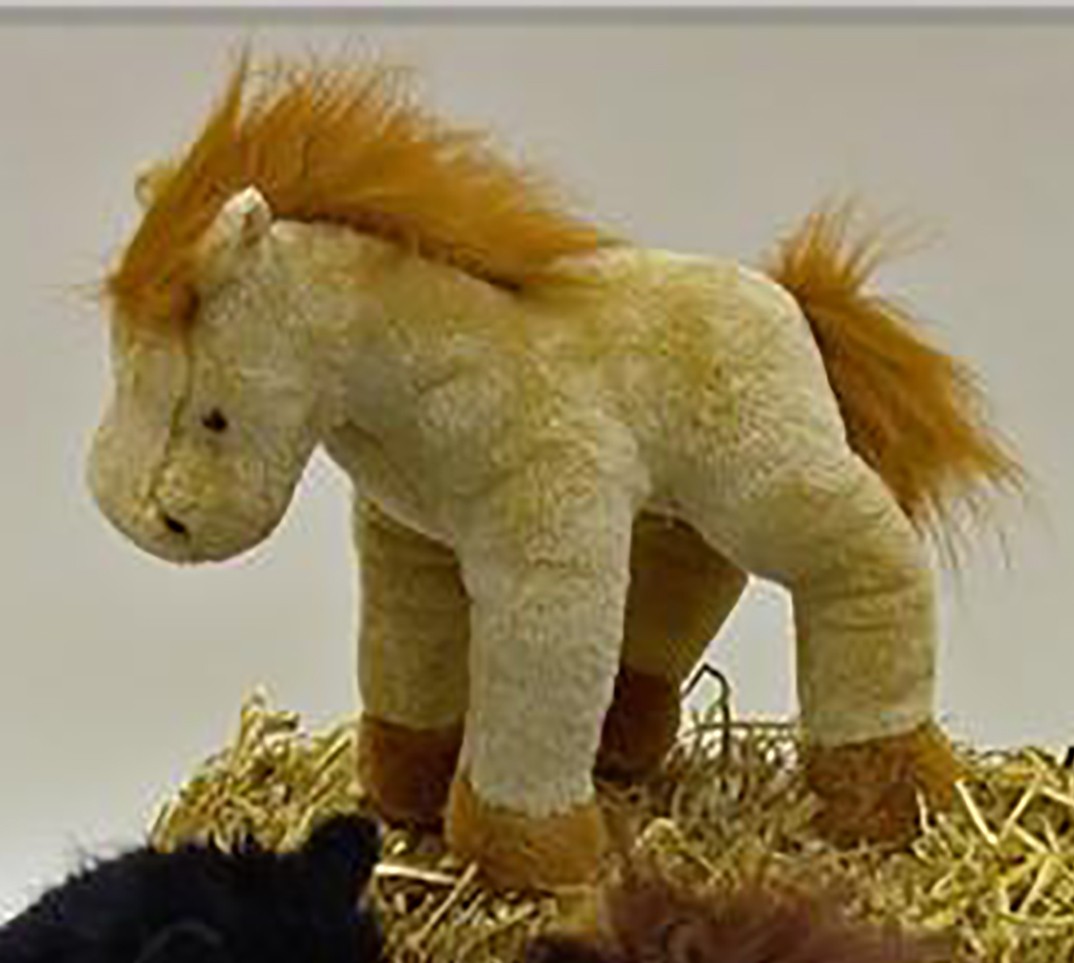 Плюшевая игрушка Wishpets Diamond Tan Pony Horse, 8 см высотой