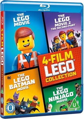 LEGO 4 Film Collection Blu-Ray Set BRAND NEW
