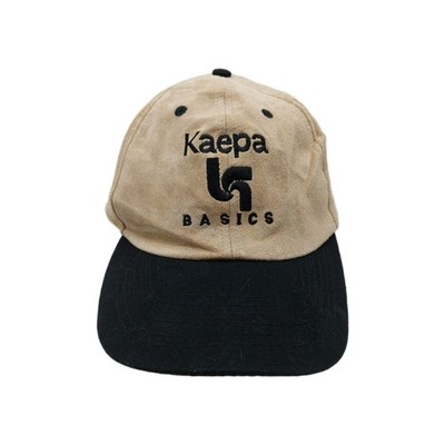 Kaepa Basics Hat Wool Blend Tan Black Snapback Baseball Cap