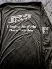 Facebook Shirt XL Long Sleeve "Bringing The World Closer..." Facebookiana Meta