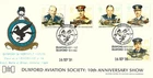 GB FDC – The Royal Air Force – Duxford Aviation Society– Flown Cover – 1986