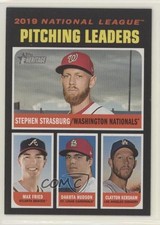2020 Topps Heritage League Leaders Clayton Kershaw Dakota Hudson Max Fried 01c9