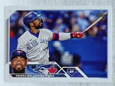2023 Topps Series 1 Teoscar Hernandez #186 Toronto Blue Jays 