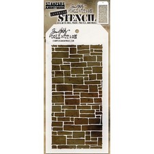 3 Pack - Tim Holtz Layered Stencil 4.125"X8.5"-Slate - THS-085