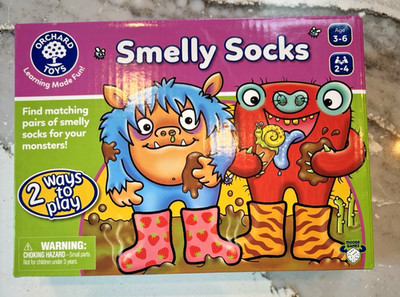 ORCHARD TOYS Moose Smelly Socks Game. Find Matching Pairs of Socks for Your M...