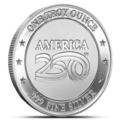 #ad 1 oz America250 Silver Round New $75.61