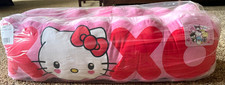 Hello Kitty Love  XOXO Decorative Pillows 2 Piece Set Pink  Red Sanrio