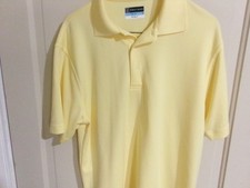 Men's PGA Tour AirFlux Short Sleeve Polo Golf Shirt Size M Medium