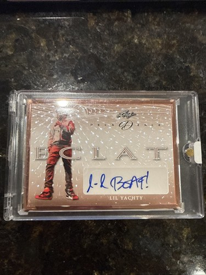 #ad 2023 Leaf Decadence Pop Eclat Autographs Bubble Black #ELY1 Lil Yachty 4 10 $45.00