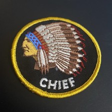 VTG CHIEF Iron On Patch