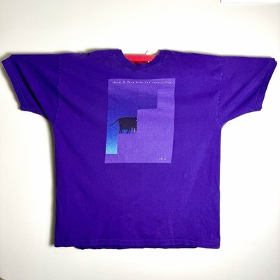 Vintage Art Tee Stine Face To Face With The Second Step Shirt Size XL Dog