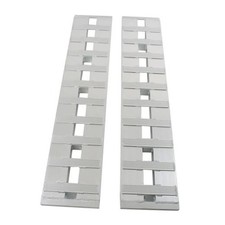2pcs 60 x 12 Aluminum Trailer Ramps with Beavertail Hook End 6000LBS, Loading