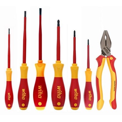 Wiha 32961 7 Pc Insulated Pliers/Drivers Set