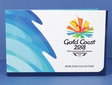 Australia: 2018 3 x $2, 4 x $1 Gold Coast Commonwealth Games UNC in Mint folder