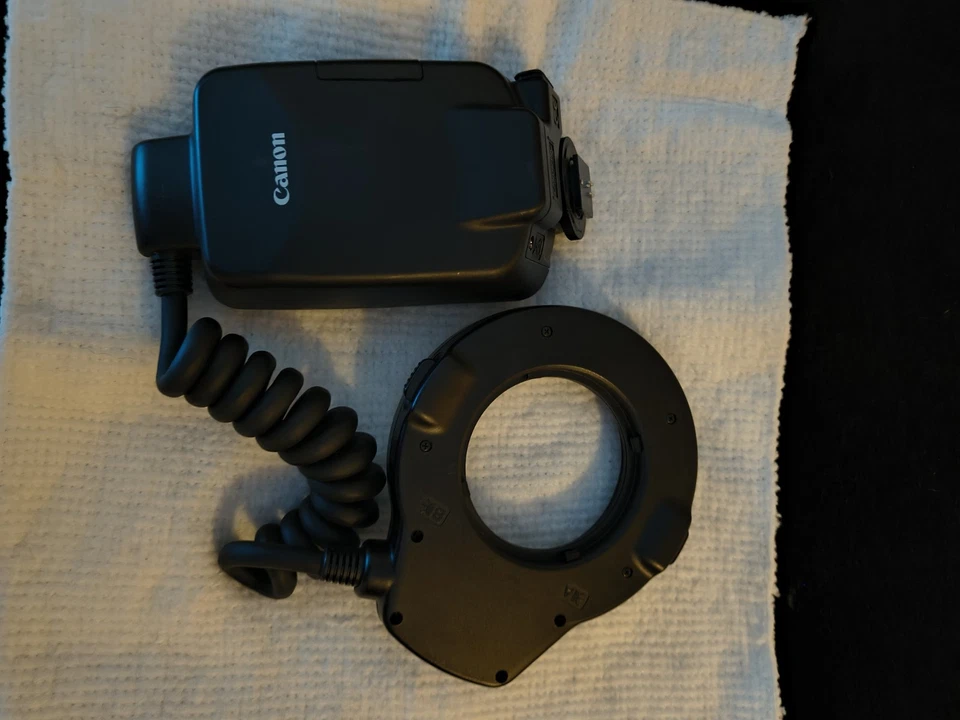 Canon MR-14EX Macro Ring Lite Flash light TTL for EOS EF Japan - Image 2 of 4
