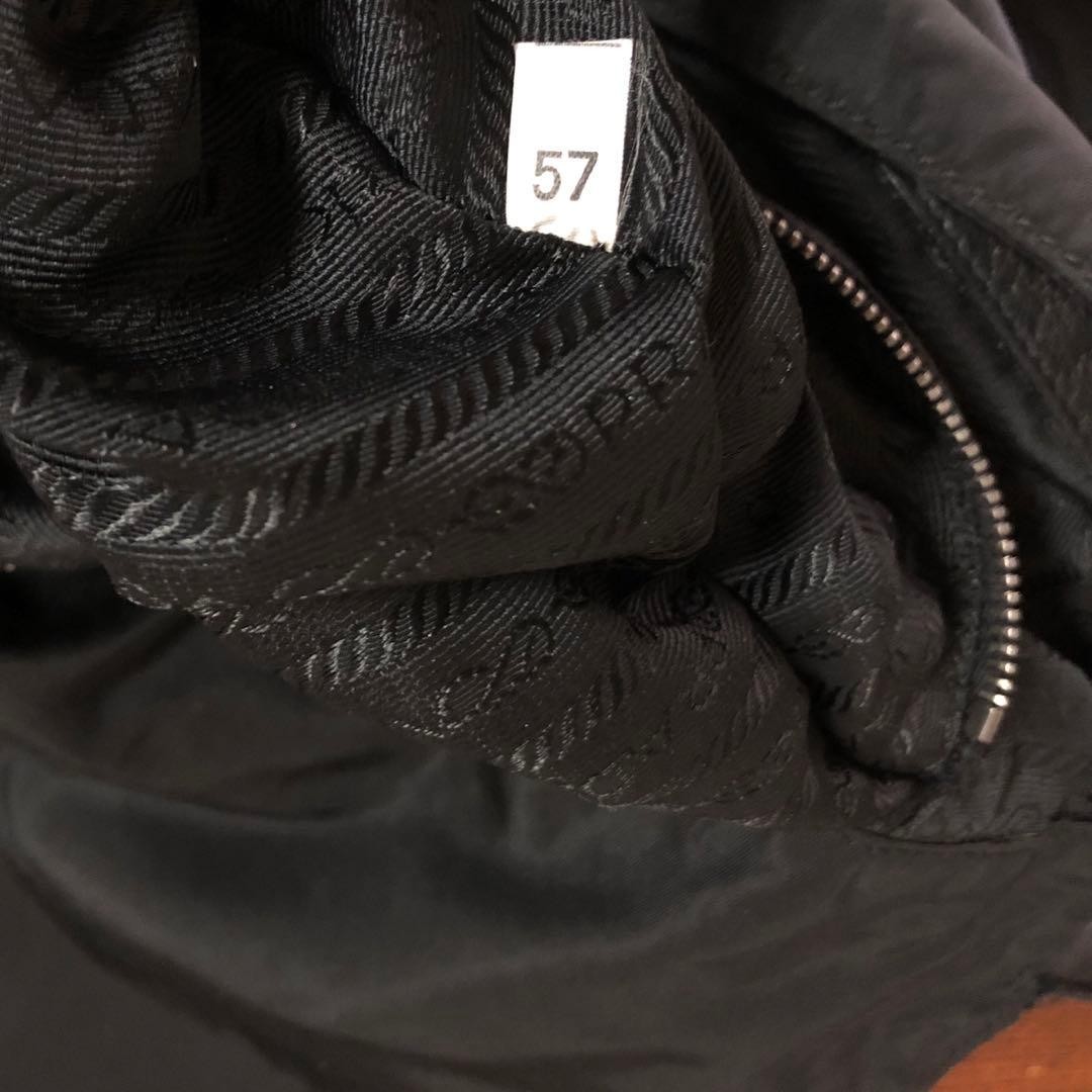 90s PRADA Leather Nylon Shoulder Bag thumbnail 4