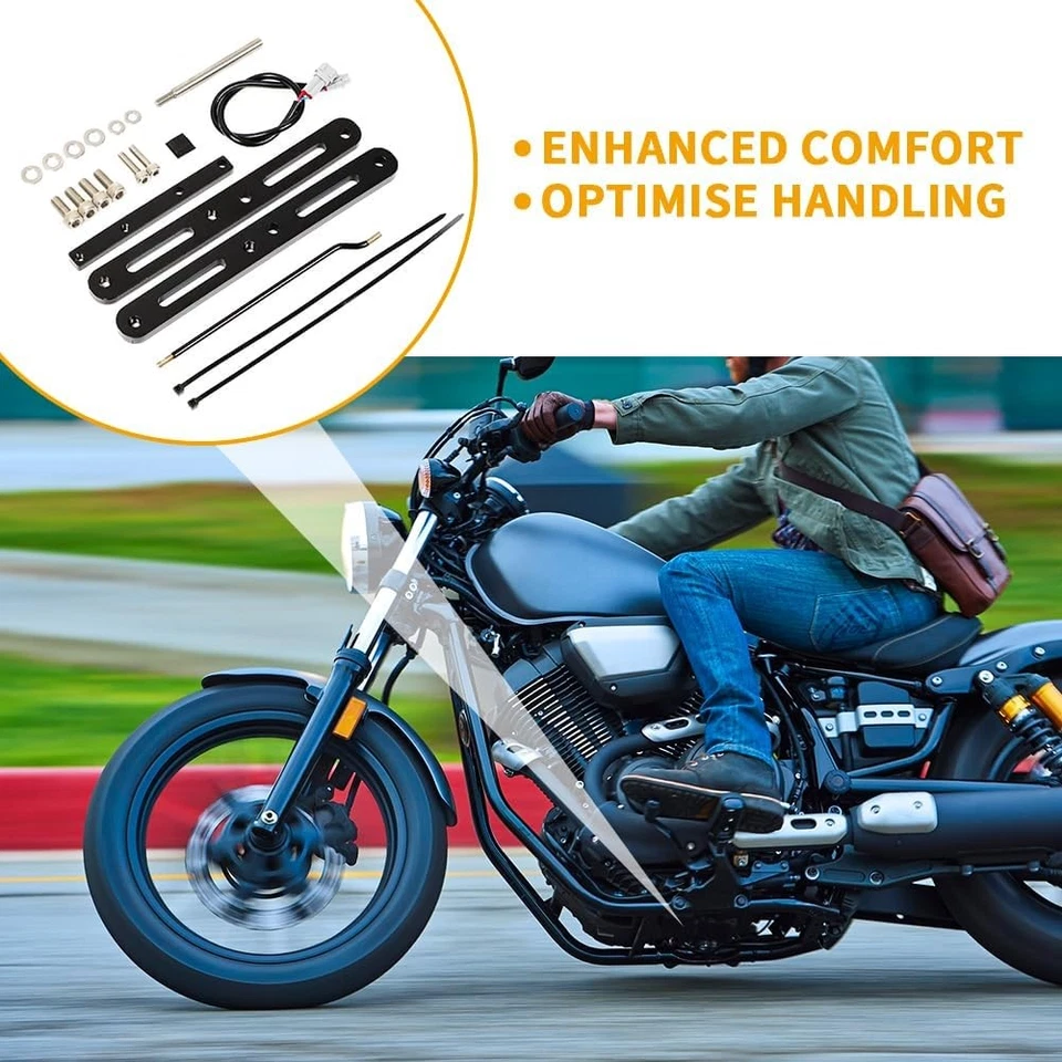 6'' Foot Peg Forward Controls Relocation Kit For Yamaha Bolt R-Spec XVS950 14-23 Foto 2 de 4