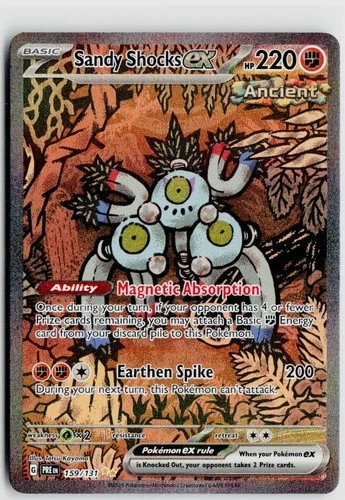 Sandy Shocks ex 159/131 - Prismatic Evolutions Pokemon NM