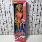 Barbie 1989 Wet’n Wild Doll #4103 Vintage Nrfb Blonde Blue Eyes Superstar Era