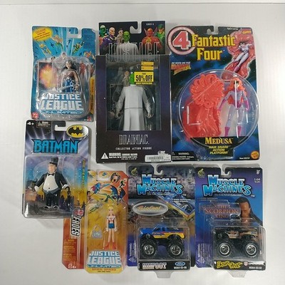 New Marvel & DC Misc. Toys Action Figures Trucks Mixed Toy Show Reseller Lot