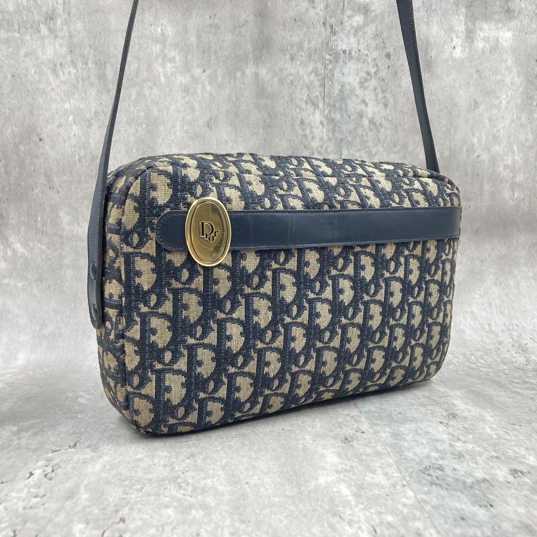 Christian Dior Trotter 2Way Shoulder Camera Bag Monogram Canvas Japan RIN