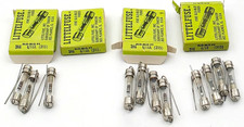 Lot of 16 Littelfuse 3AG 6/10A 250V 6/10th Amp Vintage Pigtail Fuses Slow Blow