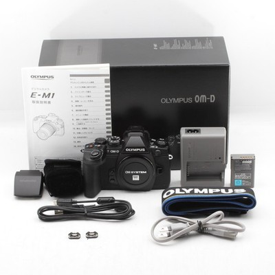 6430shot【MINT w/Box】Olympus OM-D E-M1 16.3 MP DigitalSLR Camera Black From Japan