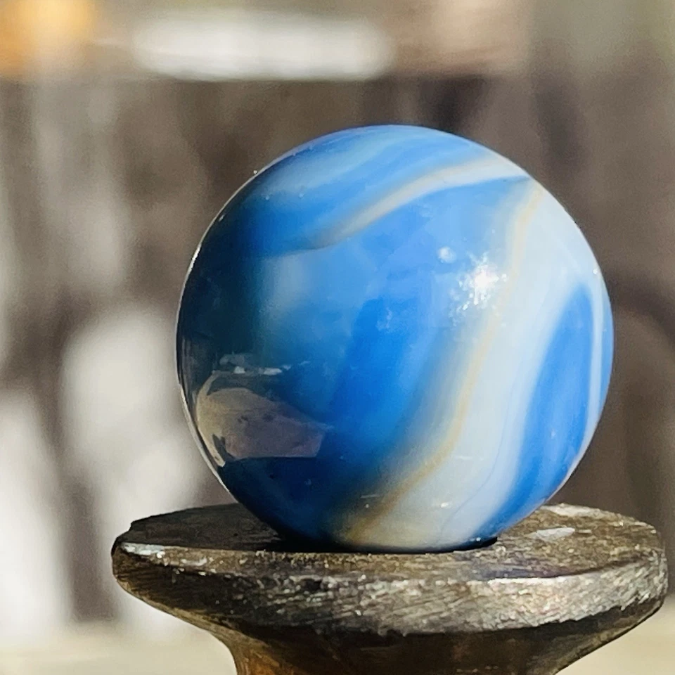 Christensen Agate Flame Shooter marble 1” - Image 3 of 4