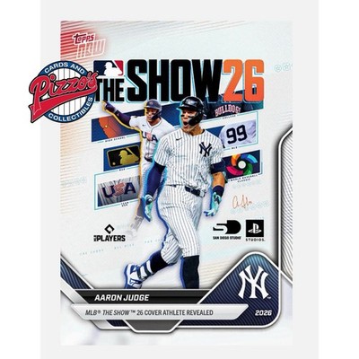 2026 MLB The Show Cover Topps NOW Aaron Judge Yankees Presale