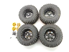 4x Pit Bull Rock Beast XL 3.8" Tires on RC4WD SPIDER ALUMINUM WHEELS 17mm HEX