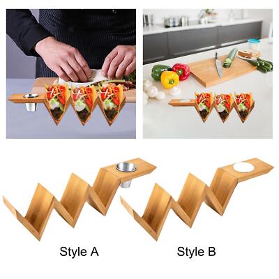 Bambus Taco Halter Taco Muschel Halter für Geburtstag Party Urlaub Restaurant