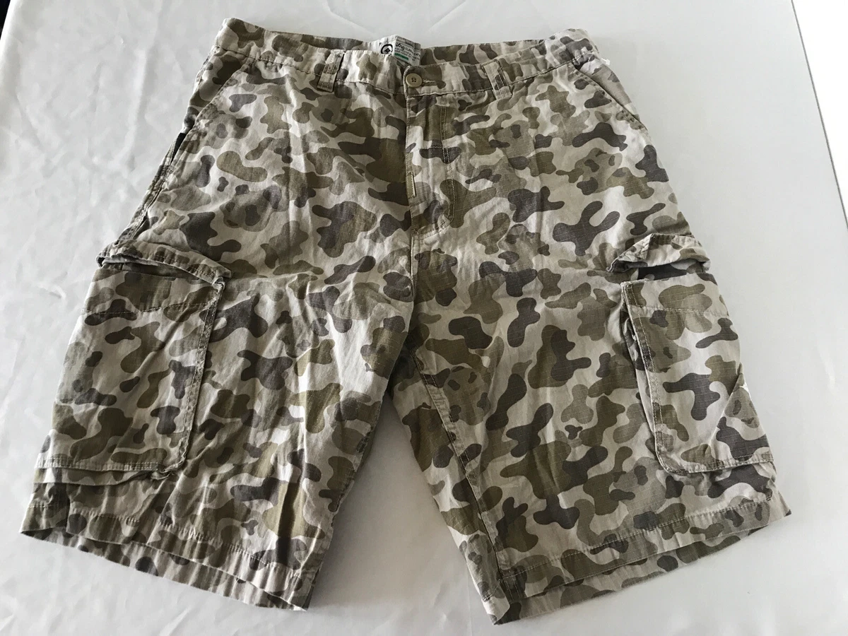 LRG Classic C47 Fit Men s Sz 38 Camo Cargo Shorts Cotton TS0