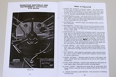 Ji Case 470 570 Tractor Owners Operators Manual Maintenance