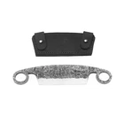 Hand-Forged Small Drawknife with Leather Sheath BeaverCraft DK5S