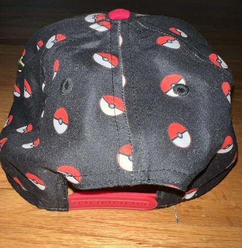 Casquette snapback Pokémon 2016 Game Freak brodée Pikachu Pokeball excellent état - Photo 5/7