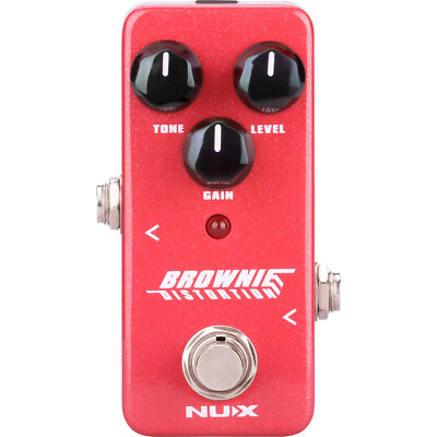 NUX Brownie Verzerrungspedal Gitarren-Effektpedal